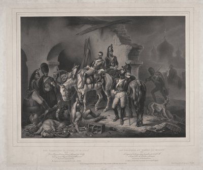 The French Army in the Moscow Kremlin by Johan Woelfle