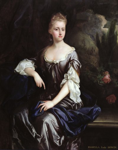 Portrait of Isabella Machell, Viscountess Irwin by Johann (attr.to) Closterman