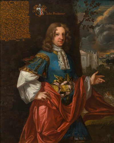 Portrait of John Bridgeman of Prinknash by Johann (attr.to) Closterman