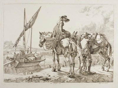 On Lake Geneva by Johann Adam Klein