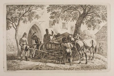 Bavarian Field Smithy by Johann Adam Klein