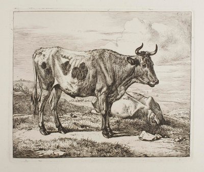 Cattle in the Field by Johann Adam Klein