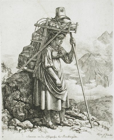 Dairy Maid from Berchtesgaden by Johann Adam Klein