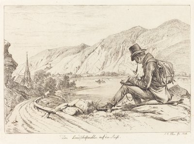 The Landscape Painter on Tour by Johann Adam Klein