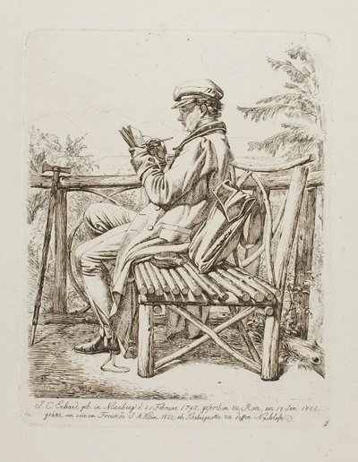 Johann Christoph Erhard by Johann Adam Klein
