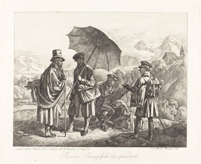 Painters on Their Travels by Johann Adam Klein