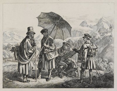 The Painters on Their Travels by Johann Adam Klein