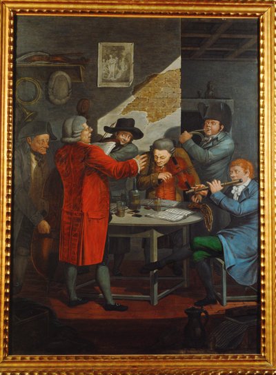Repetition of a Group of Musicians in the Service of an Aristocrat by Johann Adolph Opitz