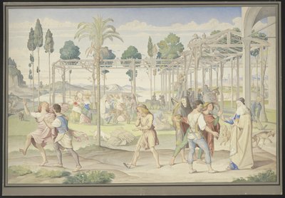 The Parable of the Workers in the Vineyard, Inspired by Primaticcio