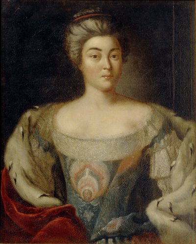 Portrait of Princess Alexandra Kurakina, née Panina 1711-1786 by Johann Balthasar Frankart