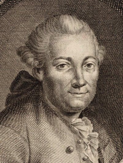 Portrait of the Composer Florian Leopold Gassmann 1729-1774, 1780 by Johann Balzer