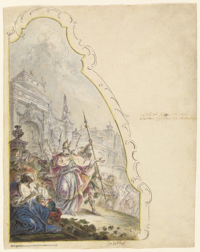 Saint Ignatius Leaving Antioch by Johann Baptist Enderle
