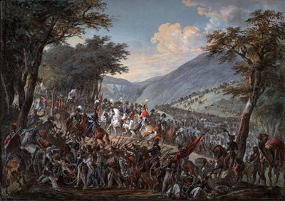 Emperor Alexander I (1777-1825) and His Entourage Passed Through the Vosges Mountains in July 1815 by Johann Baptist Hoechle
