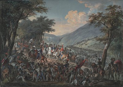 Emperor Alexander I and His Entourage Passed Through the Vosges Mountains in July 1815 by Johann Baptist Hoechle