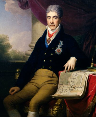 Portrait of Andrey Razumovsky Kirillovich, Russian Diplomat, Czar