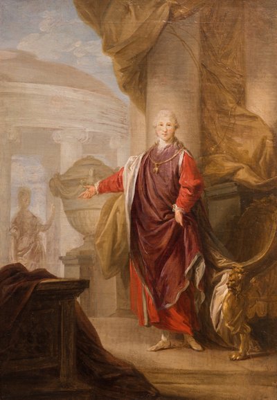 Portrait of Wenzel Anton, Prince of Kaunitz-Rietberg by Johann Baptist I Lampi