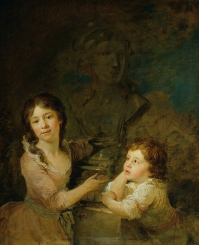 Two Children from the Thomatis Family by Johann Baptist Lampi d. Ä.