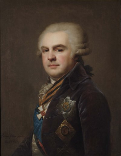 Portrait of Count Alexander Nikolayevich Samoylov by Johann Baptist Lampi the Younger