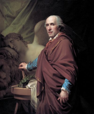 Portrait of the sculptor Antonio Canova, 1806 by Johann Baptist Lampi the Younger