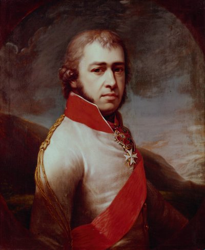Portrait of Count Boris Vladimirovich Golitsyn 1769-1813, 1797 by Johann Baptist von Lampi the Elder