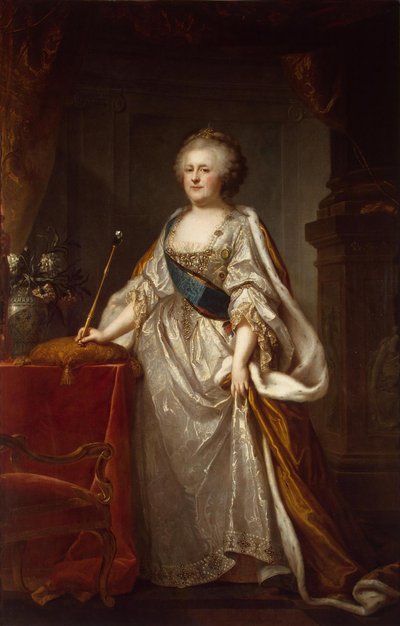 Portrait of Empress Catherine II by Johann Baptist von Lampi the Elder
