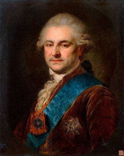 Portrait of Stanislaw II August Poniatowski by Johann Baptist von Lampi the Elder