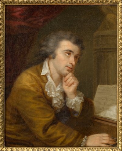 Portrait of Pianist and Composer Joseph Wölfl, c. 1795 by Johann Baptist von Lampi the Elder