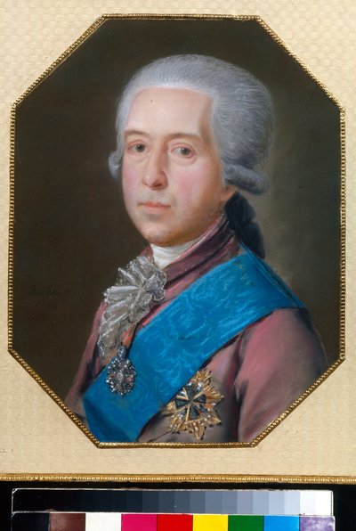 Portrait of Count Mikhail Mikhailovich Golitsyne by Johann Bardou