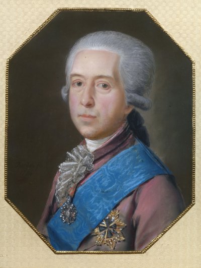 Portrait of Count Mikhail Mikhaylovich Golitsyn 1731-1806, 1786 by Johann Bardou