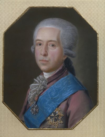 Portrait of General Count Mikhail Mikhaylovich Golitsyn, 1786 by Johann Bardou