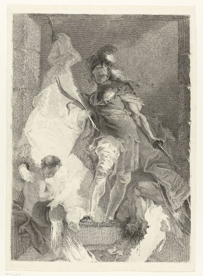 Saint Florian as a Warrior with Victory Palm by Johann Beheim