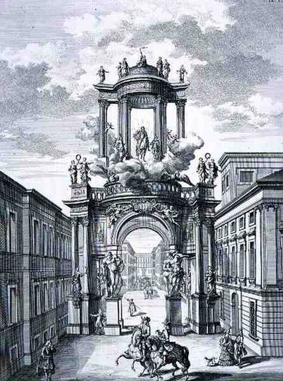 Triumphal Arch, Vienna, from 