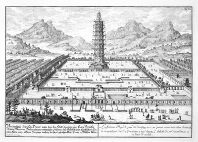 The Porcelain Tower of Nanking, Plate 12 from 