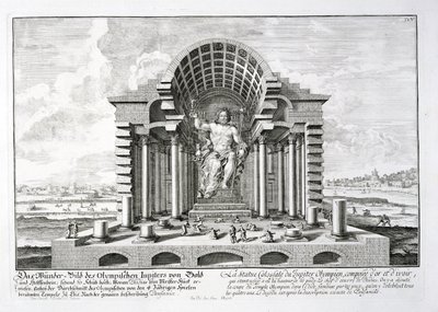The Statue of Olympian Zeus by Phidias, Plate 5 from 