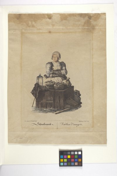Snail Vendor by Johann Christian (after) Brand