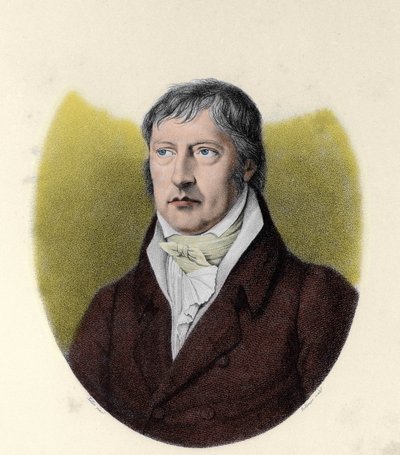 Portrait of Georg Wilhelm Friedrich Hegel, German philosopher by Johann Christian (after) Xeller