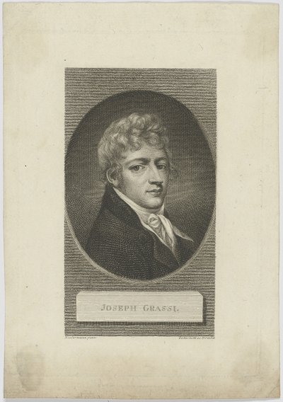 Portrait of Josef Grassi by Johann Christian Benjamin Gottschick