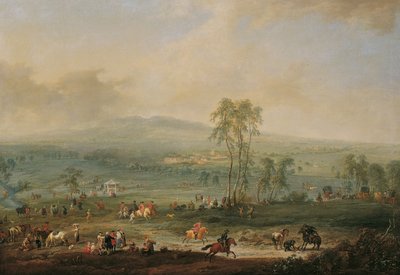 Laxenburg from Schneiderau towards Guntramsdorf and Mödling by Johann Christian Brand
