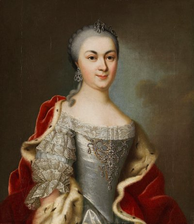 Portrait of Princess Maria Louise Albertine of Hesse-Darmstadt by Johann Christian Fiedler