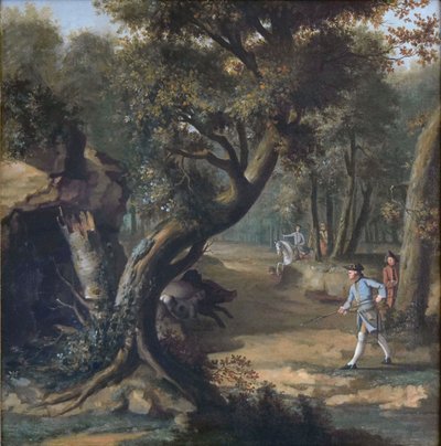 Boar Hunt by Johann Christian Klengel