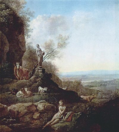 Italian Landscape by Johann Christian Klengel