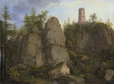 Klingstein, Porphyry Rocks near Aussig by Johann Christian Klengel