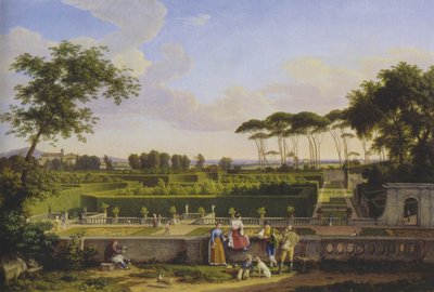 In the Park of Villa Doria Pamphilj by Johann Christian Reinhart