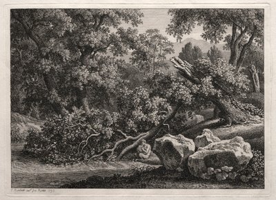 Heroic Landscape: The Satyr Playing the Flute by Johann Christian Reinhart