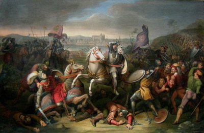 Duke Erich von Calenberg Rescues Emperor Maximilian in the Battle at Regensburg in 1504 by Johann Christian Riepenhausen