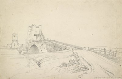 The Ponte Salario near Rome by Johann Christoph Erhard