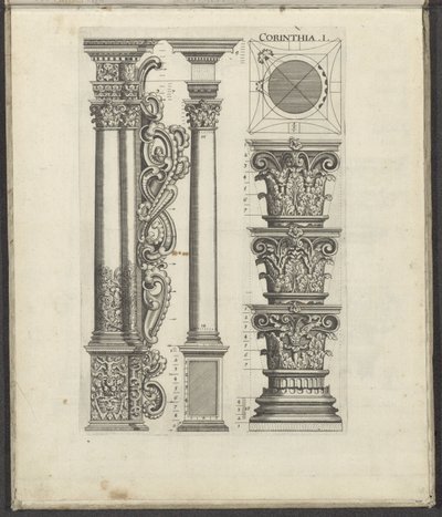 Columns and Capitals of the Corinthian Order (Five Orders of Architecture series) by Johann Christoph Feinlein