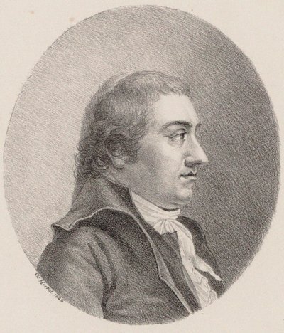 Portrait of the Composer Johann Rudolf Zumsteeg 1760-1802, 1826 by Johann Christoph Heckel