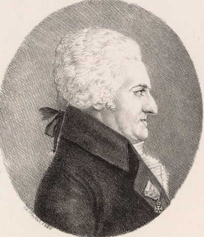 Portrait of the Composer Pierre-Alexandre Monsigny by Johann Christoph Heckel