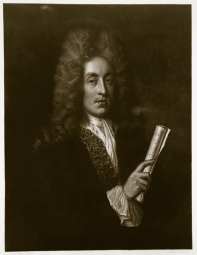 Portrait of Henry Purcell (engraved by George J. Zobel) by Johann Closterman